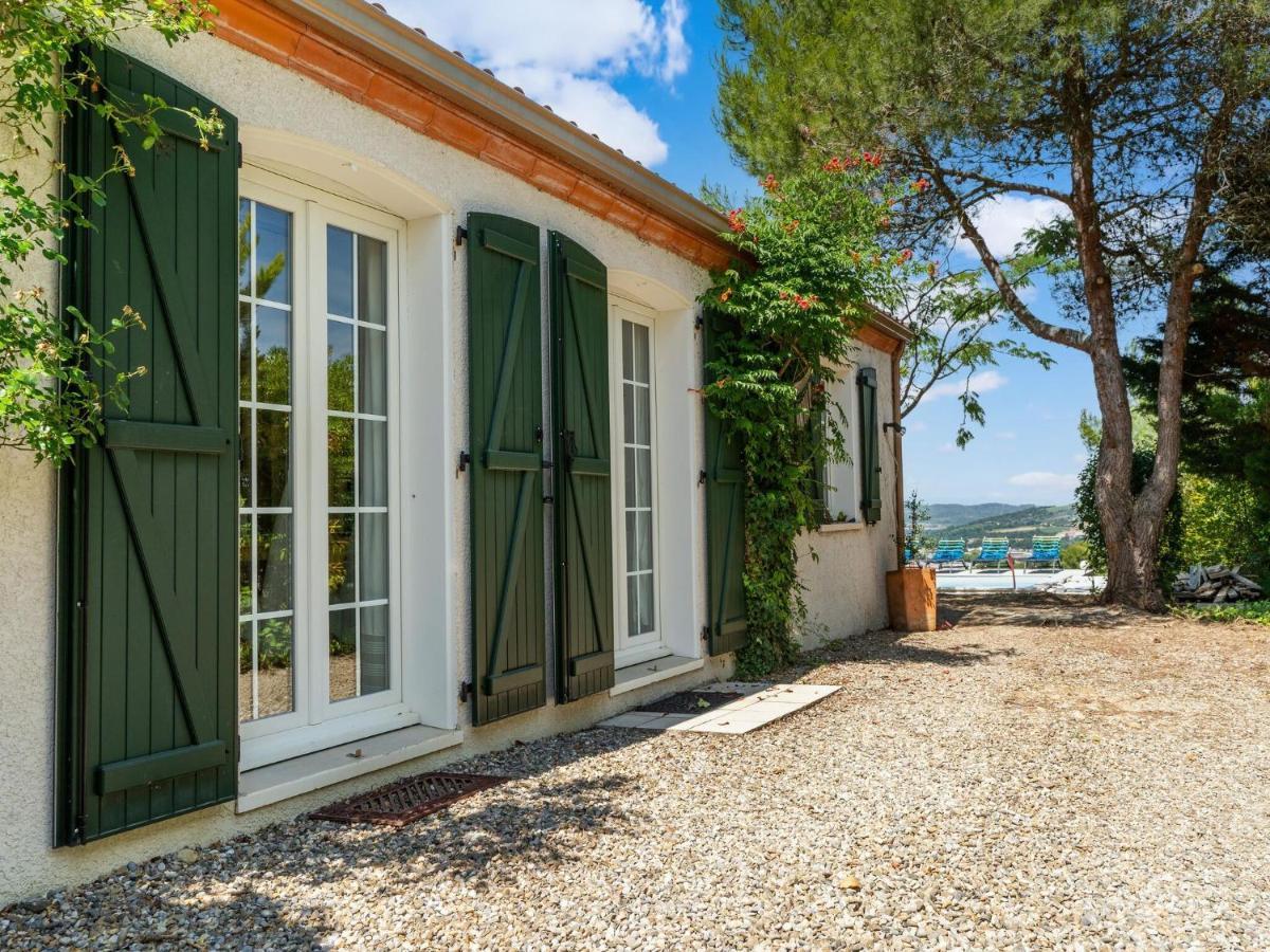 Vacation Home In Limoux With Pool Bagian luar foto